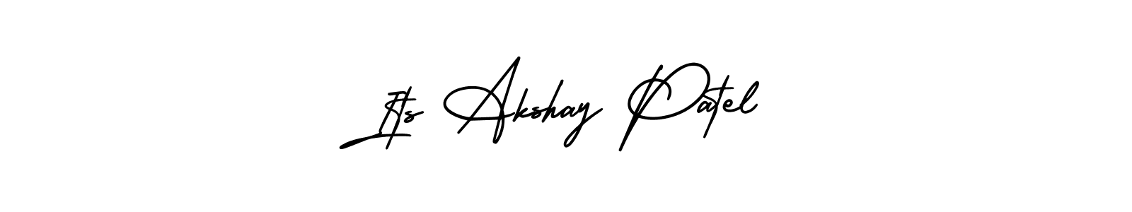 Create a beautiful signature design for name Its Akshay Patel. With this signature (AmerikaSignatureDemo-Regular) fonts, you can make a handwritten signature for free. Its Akshay Patel signature style 3 images and pictures png