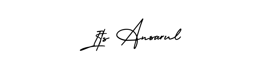 It looks lik you need a new signature style for name Its Ansarul. Design unique handwritten (AmerikaSignatureDemo-Regular) signature with our free signature maker in just a few clicks. Its Ansarul signature style 3 images and pictures png