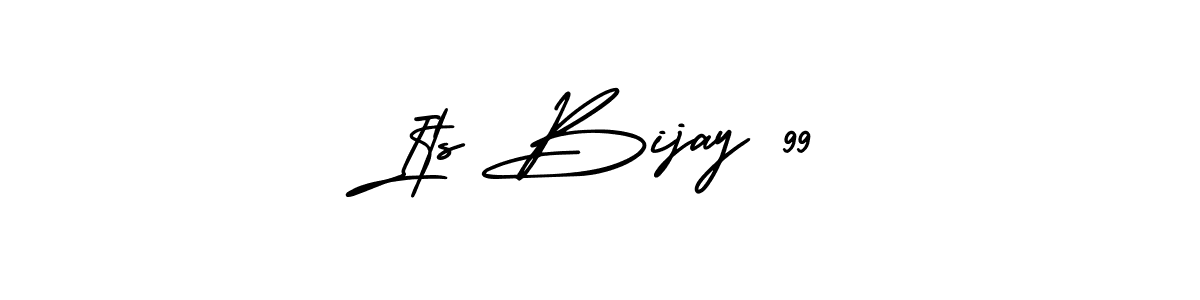 Use a signature maker to create a handwritten signature online. With this signature software, you can design (AmerikaSignatureDemo-Regular) your own signature for name Its Bijay 99. Its Bijay 99 signature style 3 images and pictures png