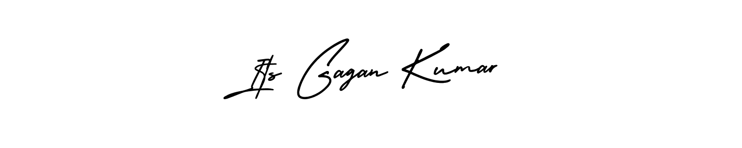 Make a beautiful signature design for name Its Gagan Kumar. With this signature (AmerikaSignatureDemo-Regular) style, you can create a handwritten signature for free. Its Gagan Kumar signature style 3 images and pictures png