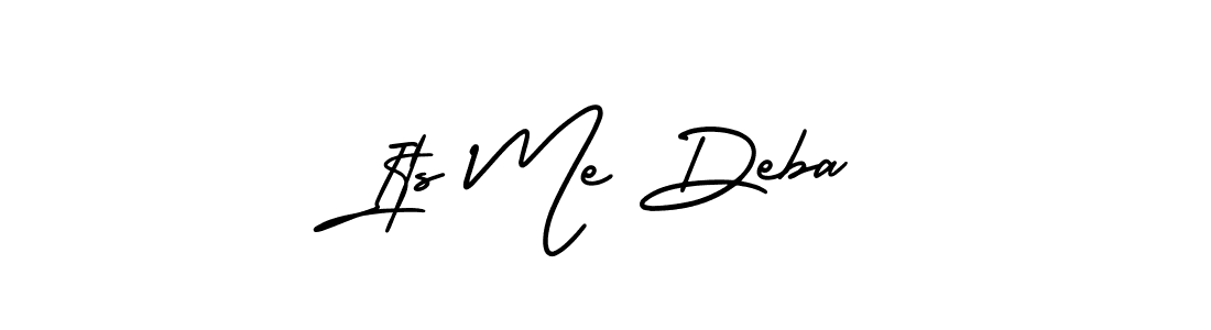 It looks lik you need a new signature style for name Its Me Deba. Design unique handwritten (AmerikaSignatureDemo-Regular) signature with our free signature maker in just a few clicks. Its Me Deba signature style 3 images and pictures png