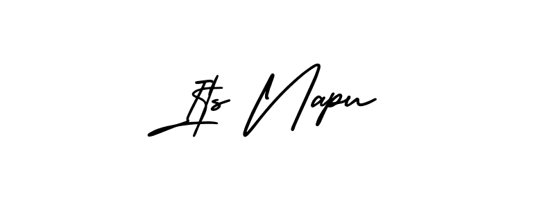 Use a signature maker to create a handwritten signature online. With this signature software, you can design (AmerikaSignatureDemo-Regular) your own signature for name Its Napu. Its Napu signature style 3 images and pictures png