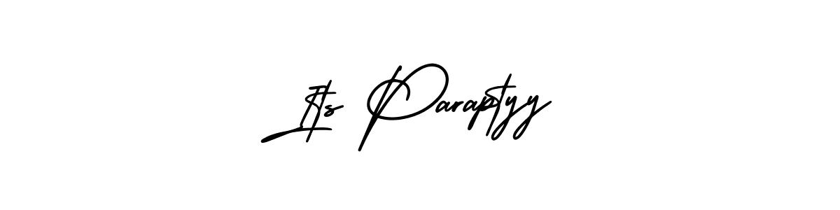 Use a signature maker to create a handwritten signature online. With this signature software, you can design (AmerikaSignatureDemo-Regular) your own signature for name Its Paraptyy. Its Paraptyy signature style 3 images and pictures png