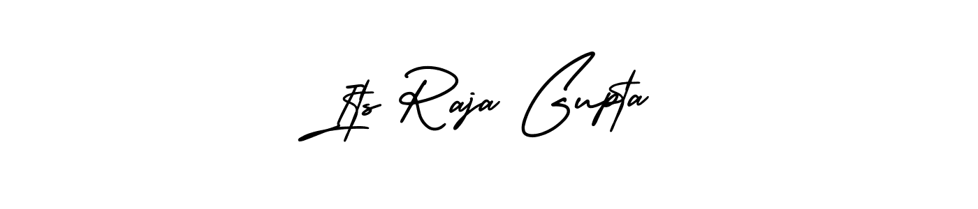 AmerikaSignatureDemo-Regular is a professional signature style that is perfect for those who want to add a touch of class to their signature. It is also a great choice for those who want to make their signature more unique. Get Its Raja Gupta name to fancy signature for free. Its Raja Gupta signature style 3 images and pictures png