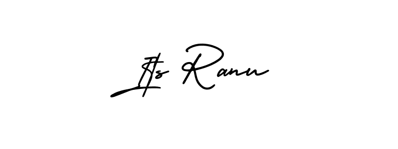 Create a beautiful signature design for name Its Ranu. With this signature (AmerikaSignatureDemo-Regular) fonts, you can make a handwritten signature for free. Its Ranu signature style 3 images and pictures png