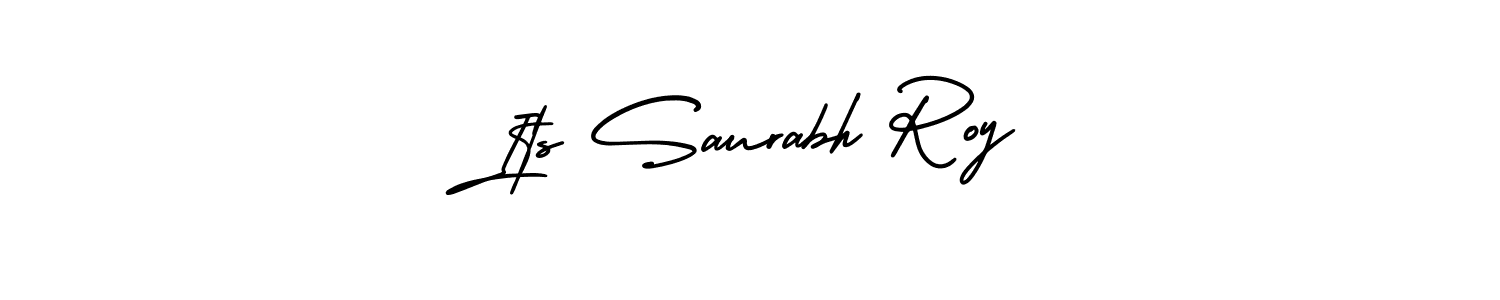 if you are searching for the best signature style for your name Its Saurabh Roy. so please give up your signature search. here we have designed multiple signature styles  using AmerikaSignatureDemo-Regular. Its Saurabh Roy signature style 3 images and pictures png