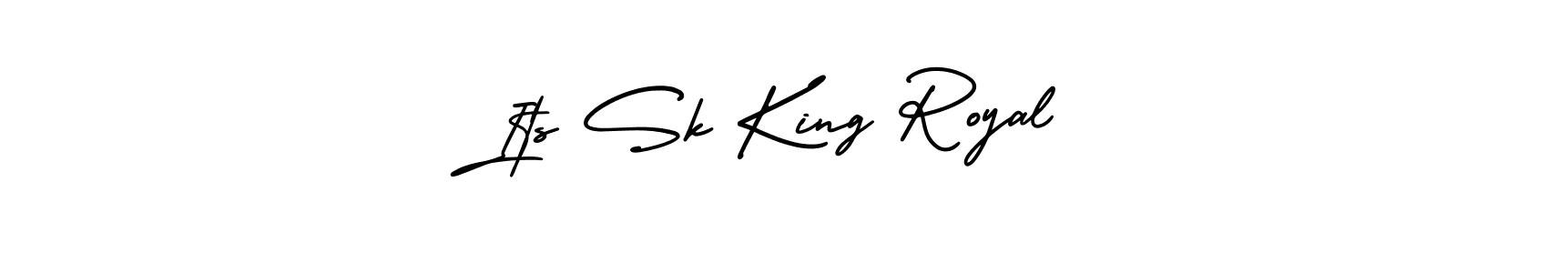How to make Its Sk King Royal name signature. Use AmerikaSignatureDemo-Regular style for creating short signs online. This is the latest handwritten sign. Its Sk King Royal signature style 3 images and pictures png