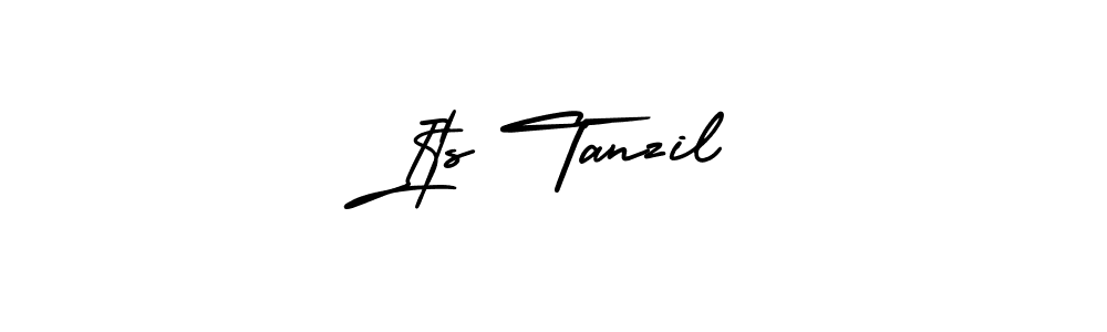 Use a signature maker to create a handwritten signature online. With this signature software, you can design (AmerikaSignatureDemo-Regular) your own signature for name Its Tanzil. Its Tanzil signature style 3 images and pictures png