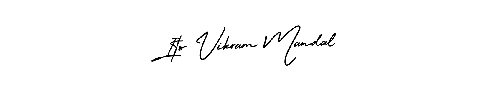 The best way (AmerikaSignatureDemo-Regular) to make a short signature is to pick only two or three words in your name. The name Its Vikram Mandal include a total of six letters. For converting this name. Its Vikram Mandal signature style 3 images and pictures png