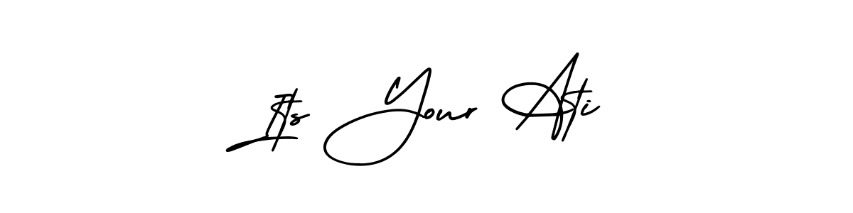 This is the best signature style for the Its Your Ati name. Also you like these signature font (AmerikaSignatureDemo-Regular). Mix name signature. Its Your Ati signature style 3 images and pictures png