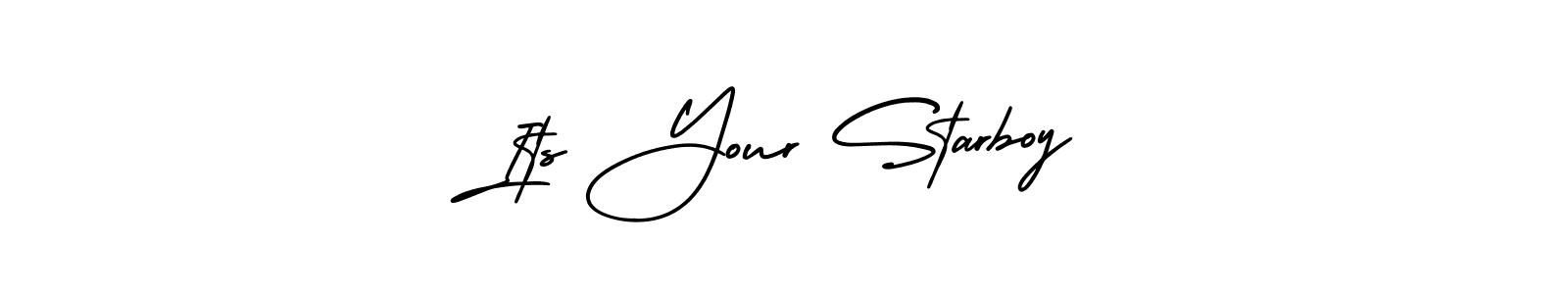 Its Your Starboy stylish signature style. Best Handwritten Sign (AmerikaSignatureDemo-Regular) for my name. Handwritten Signature Collection Ideas for my name Its Your Starboy. Its Your Starboy signature style 3 images and pictures png
