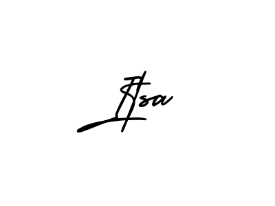 Create a beautiful signature design for name Itsa. With this signature (AmerikaSignatureDemo-Regular) fonts, you can make a handwritten signature for free. Itsa signature style 3 images and pictures png