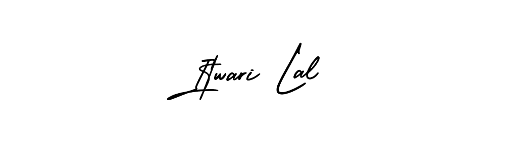 if you are searching for the best signature style for your name Itwari Lal. so please give up your signature search. here we have designed multiple signature styles  using AmerikaSignatureDemo-Regular. Itwari Lal signature style 3 images and pictures png