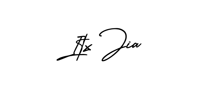 if you are searching for the best signature style for your name Itx Jia. so please give up your signature search. here we have designed multiple signature styles  using AmerikaSignatureDemo-Regular. Itx Jia signature style 3 images and pictures png