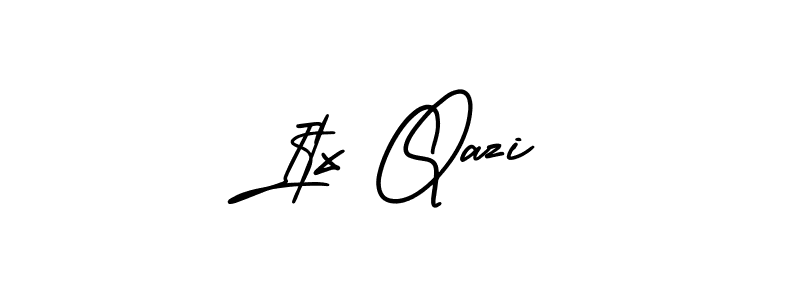 Check out images of Autograph of Itx Qazi name. Actor Itx Qazi Signature Style. AmerikaSignatureDemo-Regular is a professional sign style online. Itx Qazi signature style 3 images and pictures png