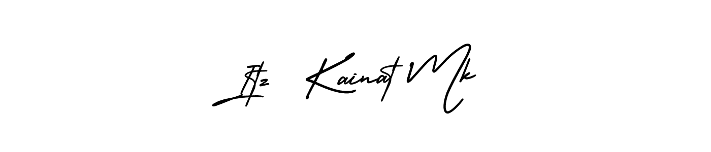 Make a beautiful signature design for name Itz  Kainat Mk. With this signature (AmerikaSignatureDemo-Regular) style, you can create a handwritten signature for free. Itz  Kainat Mk signature style 3 images and pictures png