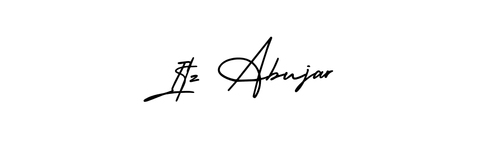 Make a short Itz Abujar signature style. Manage your documents anywhere anytime using AmerikaSignatureDemo-Regular. Create and add eSignatures, submit forms, share and send files easily. Itz Abujar signature style 3 images and pictures png