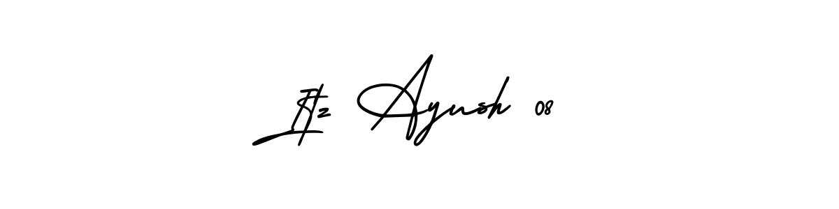 Make a beautiful signature design for name Itz Ayush 08. With this signature (AmerikaSignatureDemo-Regular) style, you can create a handwritten signature for free. Itz Ayush 08 signature style 3 images and pictures png