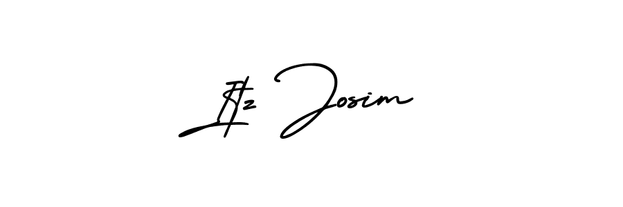 Make a beautiful signature design for name Itz Josim. With this signature (AmerikaSignatureDemo-Regular) style, you can create a handwritten signature for free. Itz Josim signature style 3 images and pictures png