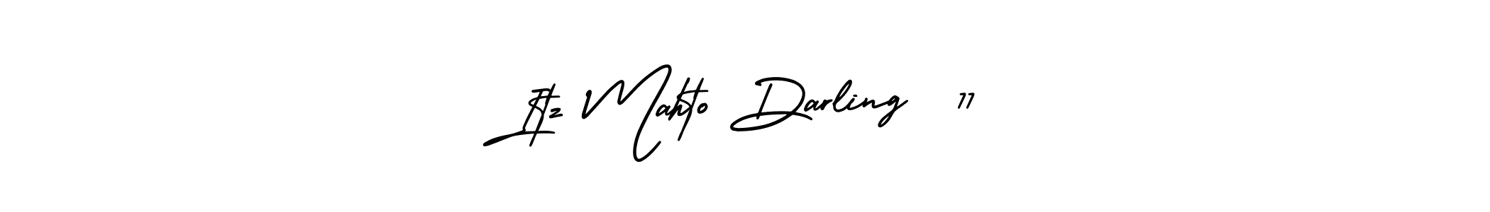 Make a beautiful signature design for name Itz Mahto Darling  77. With this signature (AmerikaSignatureDemo-Regular) style, you can create a handwritten signature for free. Itz Mahto Darling  77 signature style 3 images and pictures png