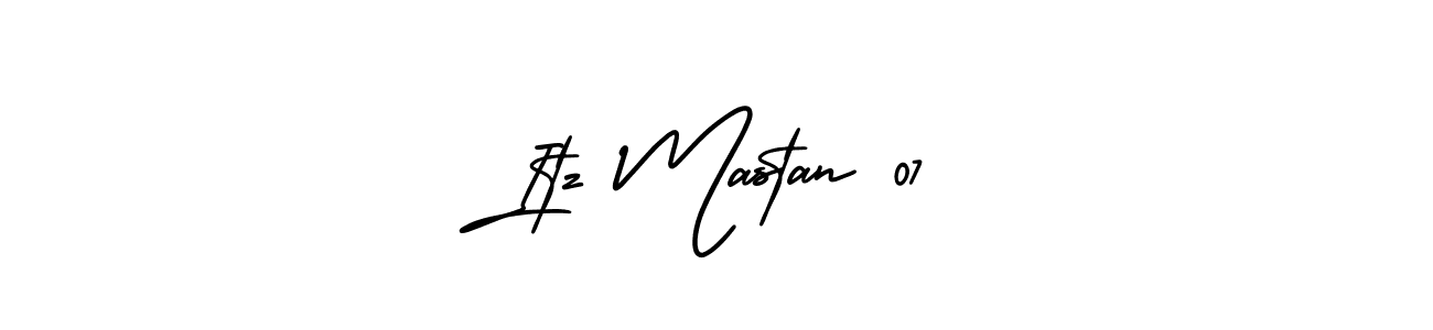 How to make Itz Mastan 07 signature? AmerikaSignatureDemo-Regular is a professional autograph style. Create handwritten signature for Itz Mastan 07 name. Itz Mastan 07 signature style 3 images and pictures png