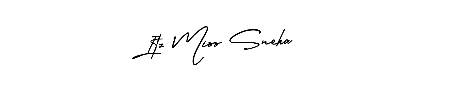 if you are searching for the best signature style for your name Itz Miss Sneha  . so please give up your signature search. here we have designed multiple signature styles  using AmerikaSignatureDemo-Regular. Itz Miss Sneha   signature style 3 images and pictures png