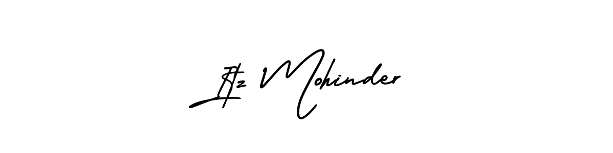 Create a beautiful signature design for name Itz Mohinder. With this signature (AmerikaSignatureDemo-Regular) fonts, you can make a handwritten signature for free. Itz Mohinder signature style 3 images and pictures png