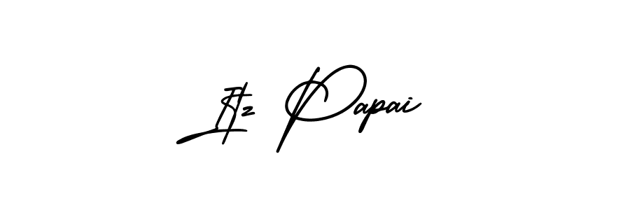 How to make Itz Papai signature? AmerikaSignatureDemo-Regular is a professional autograph style. Create handwritten signature for Itz Papai name. Itz Papai signature style 3 images and pictures png