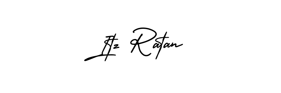 Create a beautiful signature design for name Itz Ratan. With this signature (AmerikaSignatureDemo-Regular) fonts, you can make a handwritten signature for free. Itz Ratan signature style 3 images and pictures png