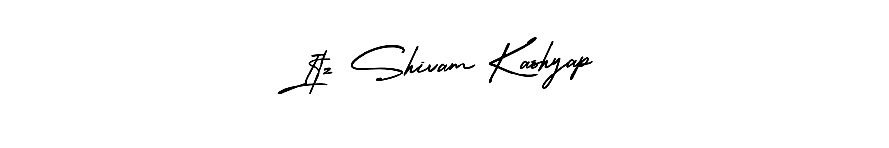 Make a beautiful signature design for name Itz Shivam Kashyap. With this signature (AmerikaSignatureDemo-Regular) style, you can create a handwritten signature for free. Itz Shivam Kashyap signature style 3 images and pictures png