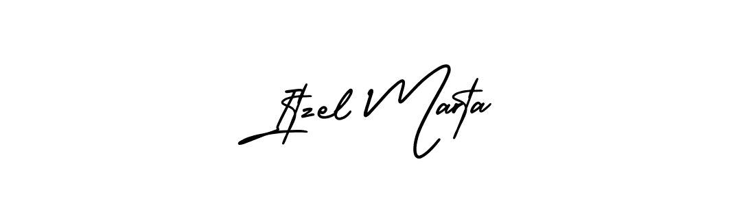 How to Draw Itzel Marta signature style? AmerikaSignatureDemo-Regular is a latest design signature styles for name Itzel Marta. Itzel Marta signature style 3 images and pictures png