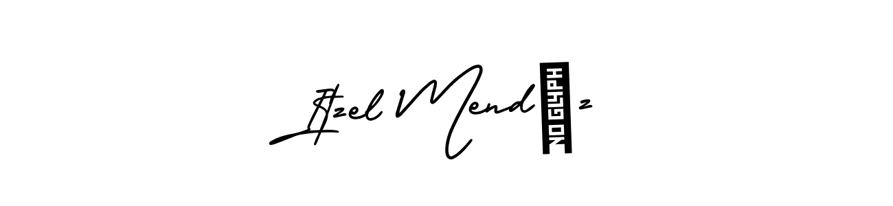 Design your own signature with our free online signature maker. With this signature software, you can create a handwritten (AmerikaSignatureDemo-Regular) signature for name Itzel Mendéz. Itzel Mendéz signature style 3 images and pictures png