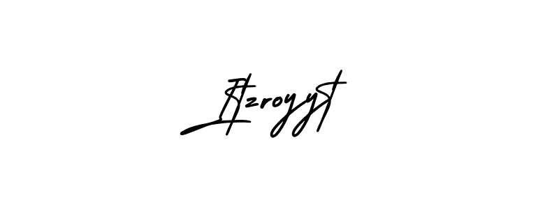 Make a beautiful signature design for name Itzroyyt. With this signature (AmerikaSignatureDemo-Regular) style, you can create a handwritten signature for free. Itzroyyt signature style 3 images and pictures png