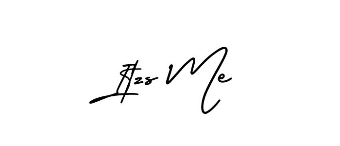 How to make Itzs Me name signature. Use AmerikaSignatureDemo-Regular style for creating short signs online. This is the latest handwritten sign. Itzs Me signature style 3 images and pictures png
