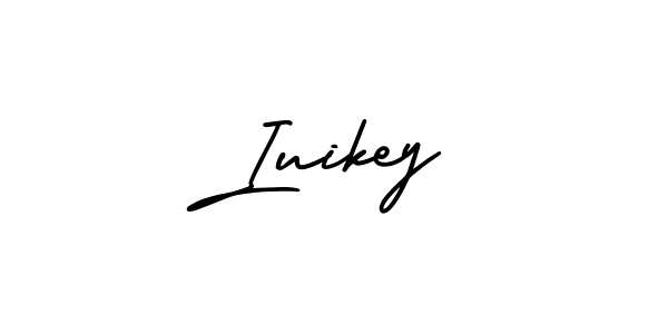 Use a signature maker to create a handwritten signature online. With this signature software, you can design (AmerikaSignatureDemo-Regular) your own signature for name Iuikey. Iuikey signature style 3 images and pictures png