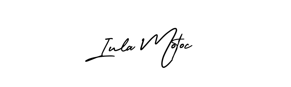 Also You can easily find your signature by using the search form. We will create Iula Motoc name handwritten signature images for you free of cost using AmerikaSignatureDemo-Regular sign style. Iula Motoc signature style 3 images and pictures png