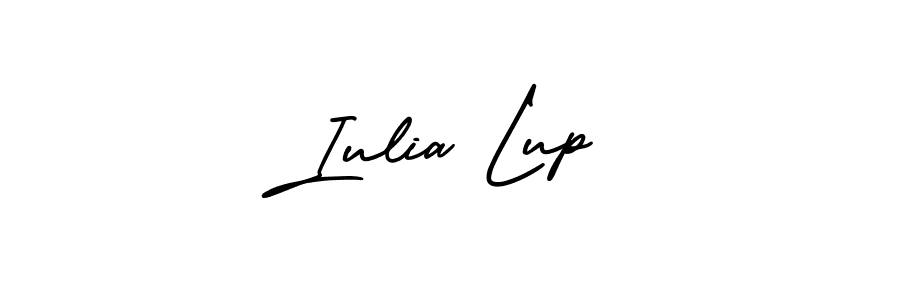 This is the best signature style for the Iulia Lup name. Also you like these signature font (AmerikaSignatureDemo-Regular). Mix name signature. Iulia Lup signature style 3 images and pictures png