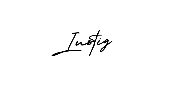 It looks lik you need a new signature style for name Iustig. Design unique handwritten (AmerikaSignatureDemo-Regular) signature with our free signature maker in just a few clicks. Iustig signature style 3 images and pictures png