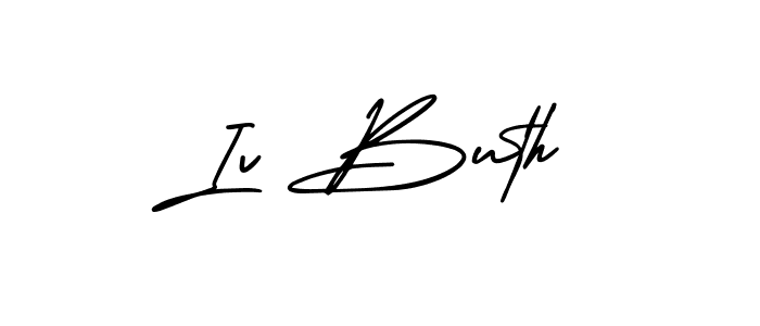 It looks lik you need a new signature style for name Iv Buth. Design unique handwritten (AmerikaSignatureDemo-Regular) signature with our free signature maker in just a few clicks. Iv Buth signature style 3 images and pictures png