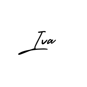 if you are searching for the best signature style for your name Iva. so please give up your signature search. here we have designed multiple signature styles  using AmerikaSignatureDemo-Regular. Iva signature style 3 images and pictures png