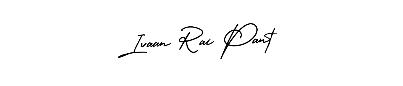 It looks lik you need a new signature style for name Ivaan Rai Pant. Design unique handwritten (AmerikaSignatureDemo-Regular) signature with our free signature maker in just a few clicks. Ivaan Rai Pant signature style 3 images and pictures png