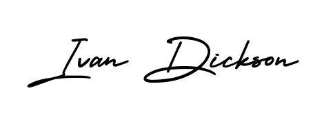 Discover the perfect balance of readability and style for Ivan Dickson with AmerikaSignatureDemo-Regular font. Create your dream signature today. Ivan Dickson signature style 3 images and pictures png