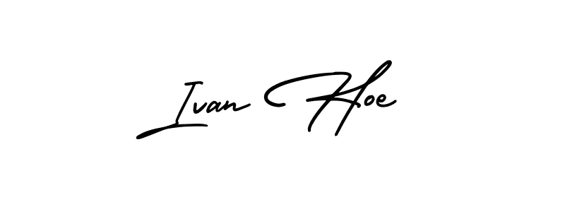 AmerikaSignatureDemo-Regular is a professional signature style that is perfect for those who want to add a touch of class to their signature. It is also a great choice for those who want to make their signature more unique. Get Ivan Hoe name to fancy signature for free. Ivan Hoe signature style 3 images and pictures png