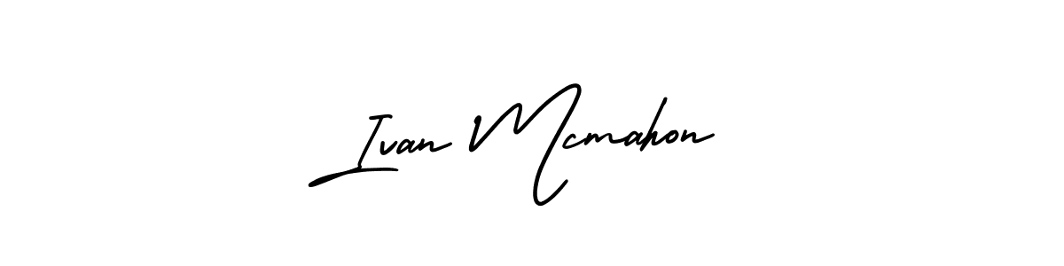 This is the best signature style for the Ivan Mcmahon name. Also you like these signature font (AmerikaSignatureDemo-Regular). Mix name signature. Ivan Mcmahon signature style 3 images and pictures png