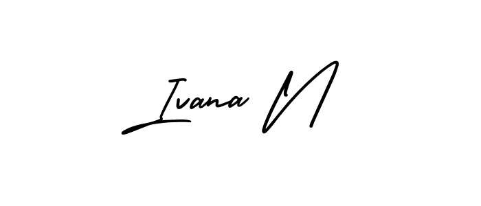 You can use this online signature creator to create a handwritten signature for the name Ivana N. This is the best online autograph maker. Ivana N signature style 3 images and pictures png