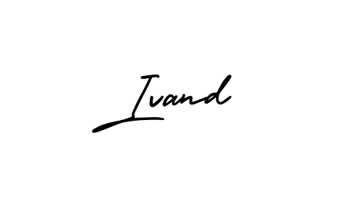 Design your own signature with our free online signature maker. With this signature software, you can create a handwritten (AmerikaSignatureDemo-Regular) signature for name Ivand. Ivand signature style 3 images and pictures png