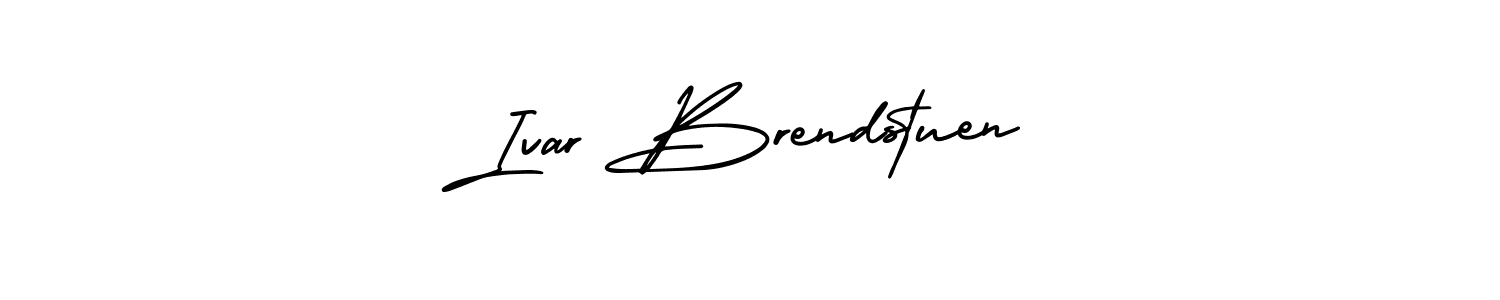 Make a short Ivar Brendstuen signature style. Manage your documents anywhere anytime using AmerikaSignatureDemo-Regular. Create and add eSignatures, submit forms, share and send files easily. Ivar Brendstuen signature style 3 images and pictures png