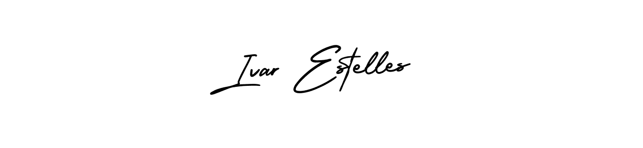 Use a signature maker to create a handwritten signature online. With this signature software, you can design (AmerikaSignatureDemo-Regular) your own signature for name Ivar Estelles. Ivar Estelles signature style 3 images and pictures png