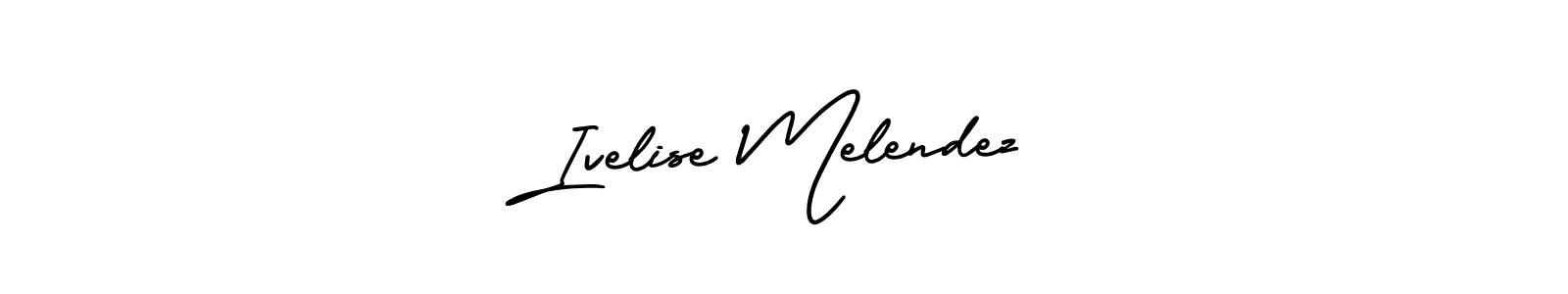 AmerikaSignatureDemo-Regular is a professional signature style that is perfect for those who want to add a touch of class to their signature. It is also a great choice for those who want to make their signature more unique. Get Ivelise Melendez name to fancy signature for free. Ivelise Melendez signature style 3 images and pictures png