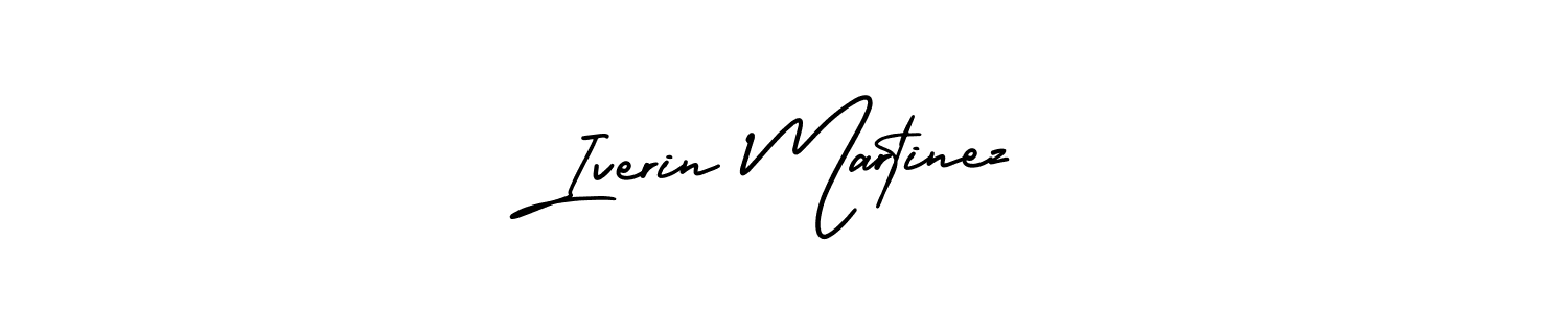 It looks lik you need a new signature style for name Iverin Martinez. Design unique handwritten (AmerikaSignatureDemo-Regular) signature with our free signature maker in just a few clicks. Iverin Martinez signature style 3 images and pictures png